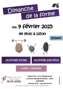 Lire la suite à propos de l’article Dimanche de la Forme : une matinée dédiée au bien-être à Quimper