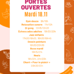 Journées Portes ouvertes d’automne du 12 au 18 novembre 2025